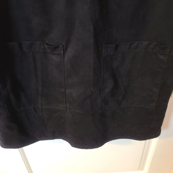 Forever 21 Lined Black Mini Dress Tie Front Short Sleeves Size M - Picture 3 of 6